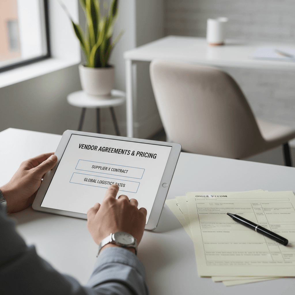 Vendor management and contract optimization